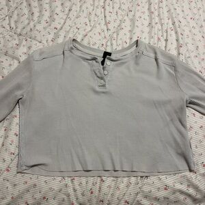 cropped long sleeve